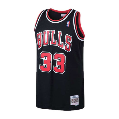Chicago Bulls Scottie Pippen Mitchell & Ness Black 1997-98 Hardwood Classics Swingman Jersey