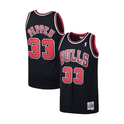 Chicago Bulls Scottie Pippen Mitchell & Ness Black 1997-98 Hardwood Classics Swingman Jersey