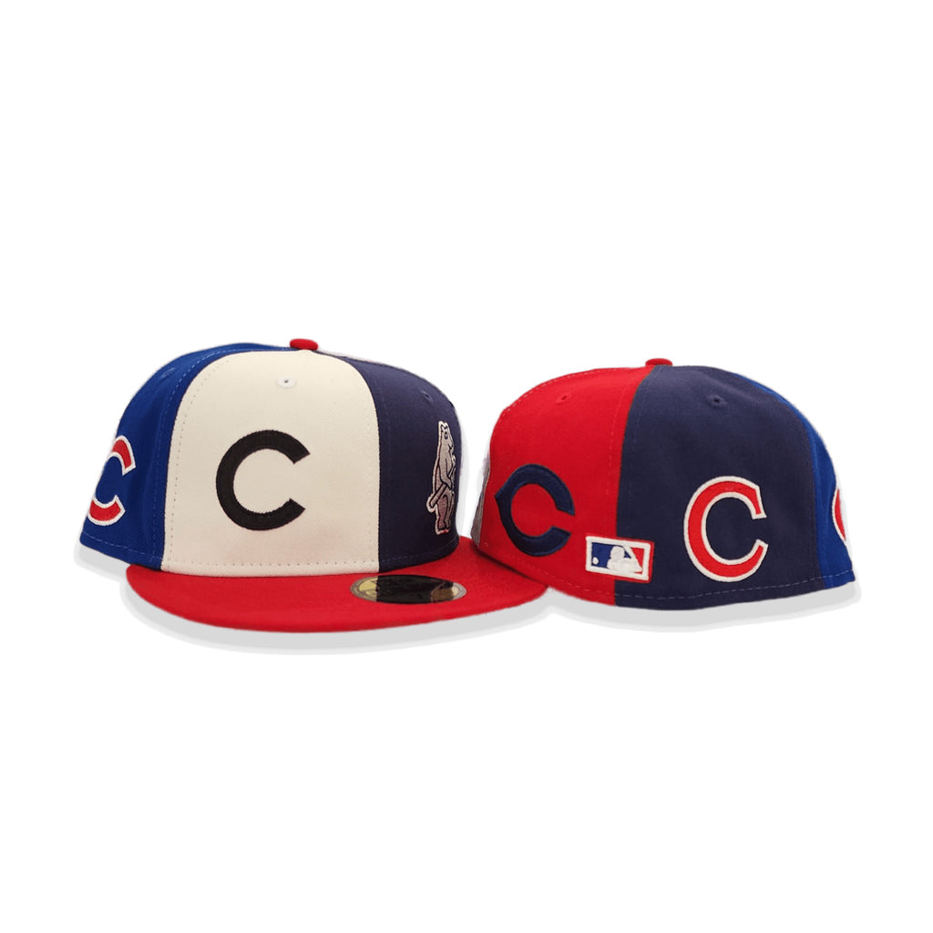 Chicago Cubs Green Bottom Logo Pinwheel New Era 59Fifty Fitted