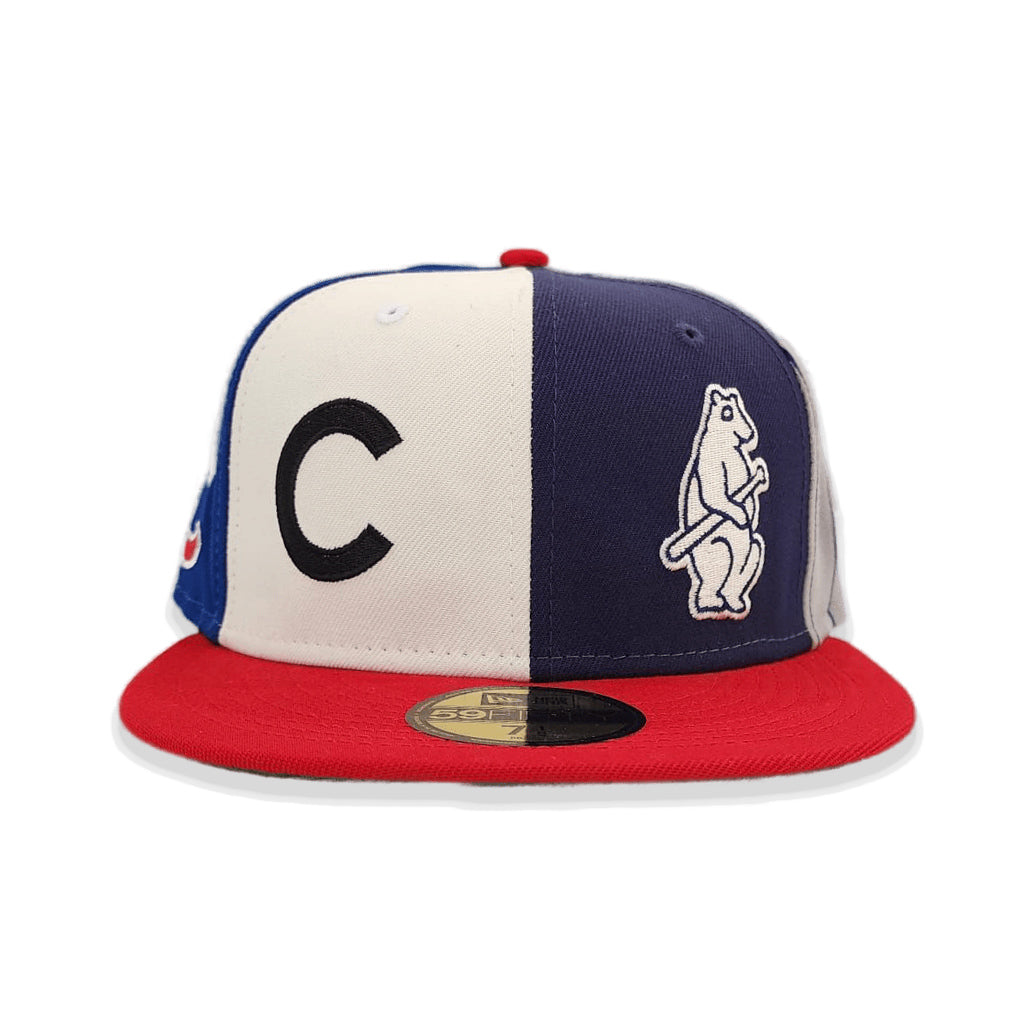 Chicago Cubs Green Bottom Logo Pinwheel New Era 59Fifty Fitted