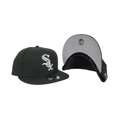 Chicago White Sox Black New Era 9Fifty Snapback Hat