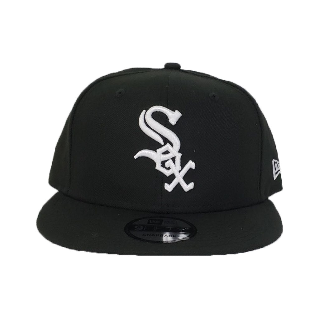Chicago White Sox Black New Era 9Fifty Snapback Hat