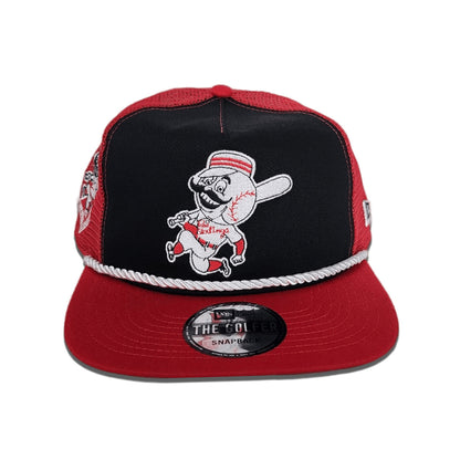 Black Cincinnati Reds Red Trucker Green Bottom 1953 All Star Game Side Patch New Era Snapback