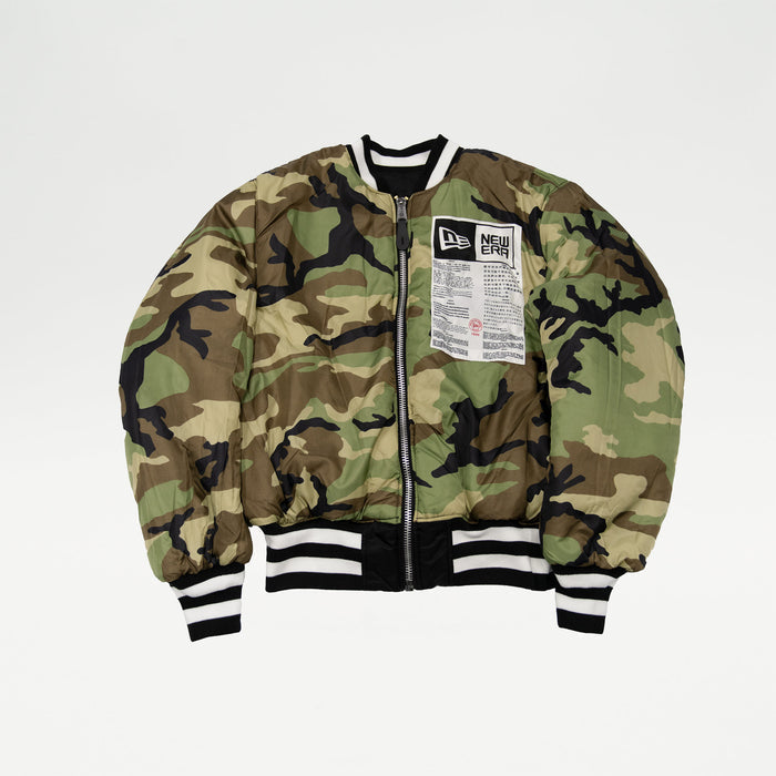 Black Baltimore Orioles Alpha Industries X New Era Reversible MA-1 Bomber Jacket