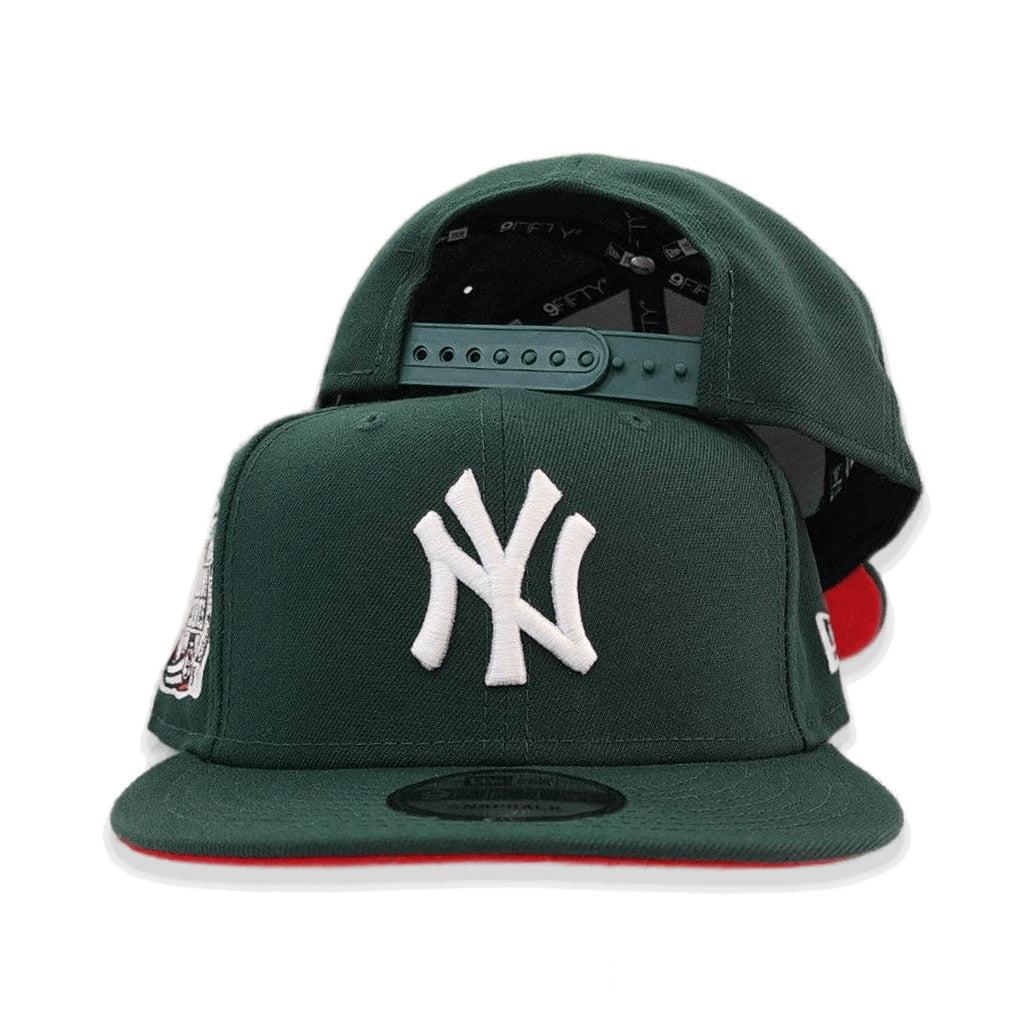 Dark Green New York Yankees Red Bottom 2000 Subway Series Side Patch New Era 9Fifty Snapback