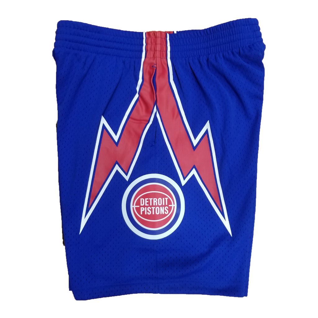 Detroit Pistons Mitchell & Ness Royal Blue Swingman Shorts