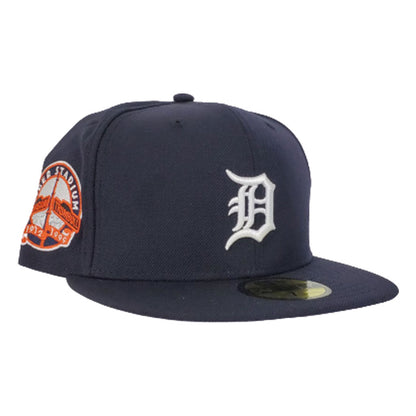 Detroit Tigers Stadium Side Patch Navy Blue New Era 59Fifty Fitted