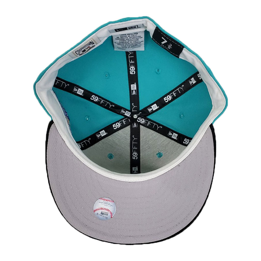 Florida Marlins Teal Black 1997 World Series Cooperstown New Era 59Fifty Fitted