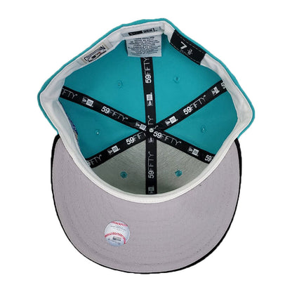 Florida Marlins Teal Black 1997 World Series Cooperstown New Era 59Fifty Fitted