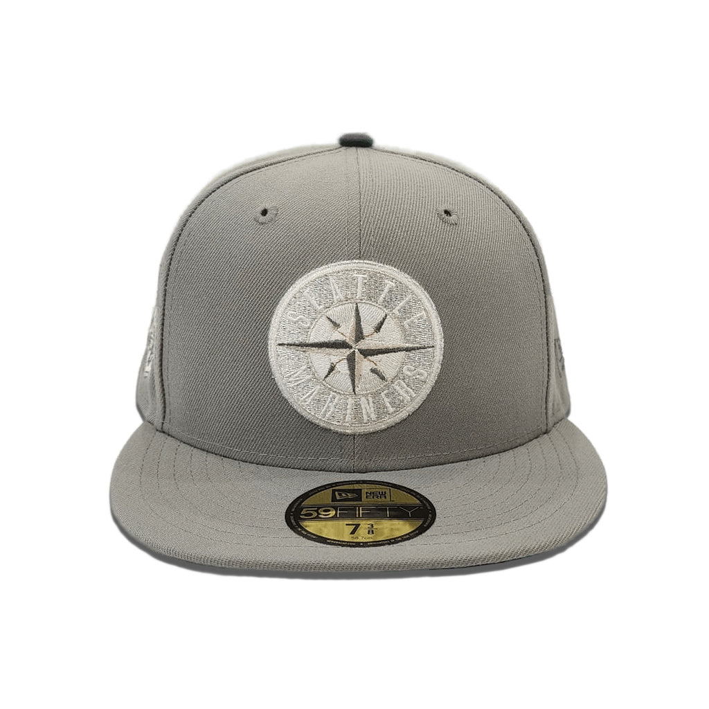 Gray Seattle Mariners Green Bottom 35th Anniversary Side Patch New Era 59Fifty Fitted