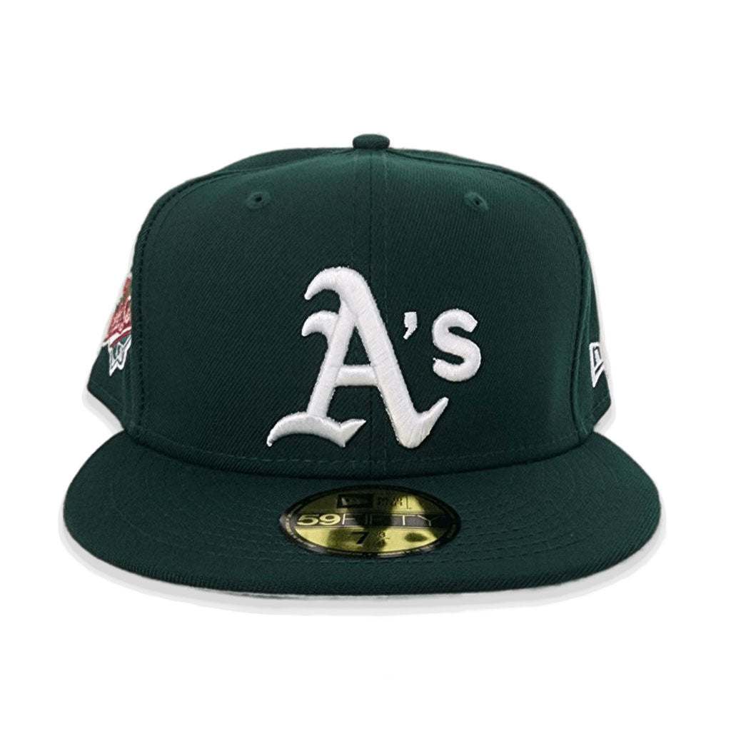 Green Oakland Athletics Gray Bottom 1989 World Series Side Patch New Era 59Fifty Fitted