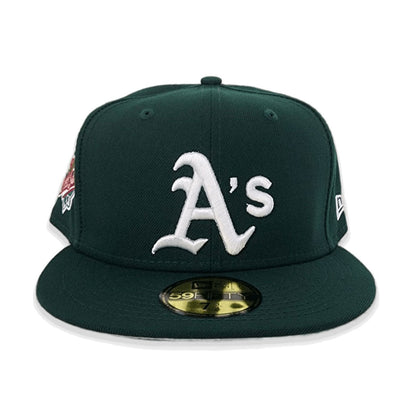 Green Oakland Athletics Gray Bottom 1989 World Series Side Patch New Era 59Fifty Fitted