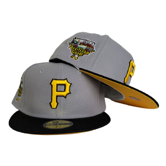 Grey Pittsburgh Pirates Yellow Bottom 2006 All Star Game New Era 59Fifty Fitted