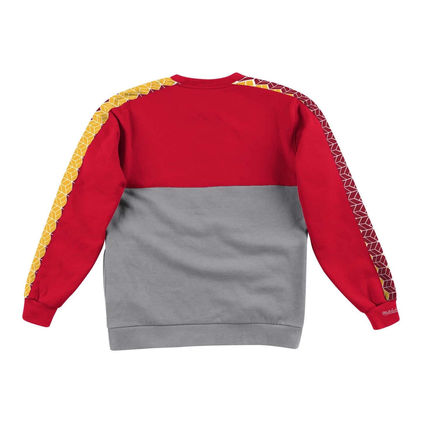 Houston Rockets Mitchell & Ness Scorer Fleece Crew Sweatshirt