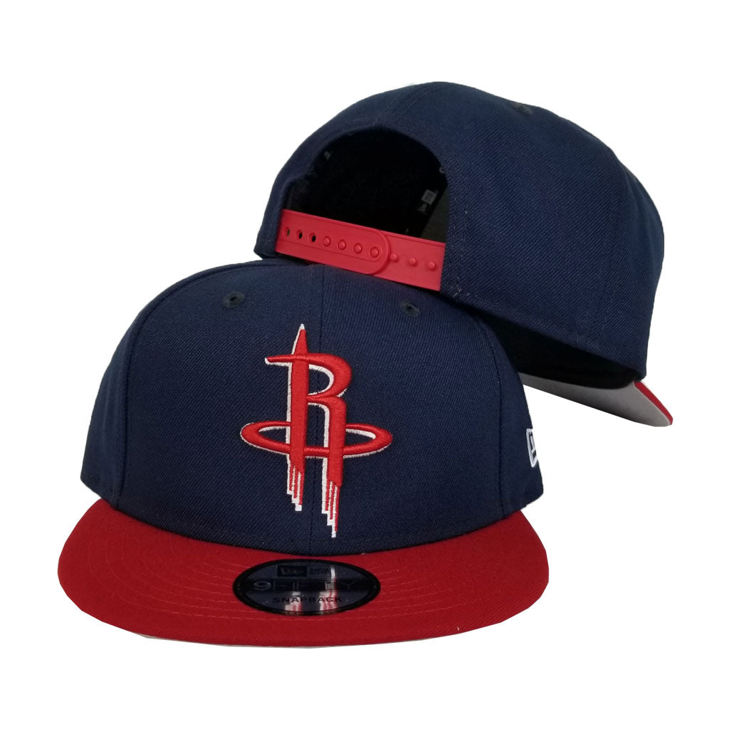 Houston Rockets Navy Blue Red New Era 9Fifty Snapback