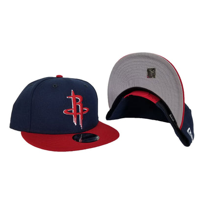 Houston Rockets Navy Blue Red New Era 9Fifty Snapback