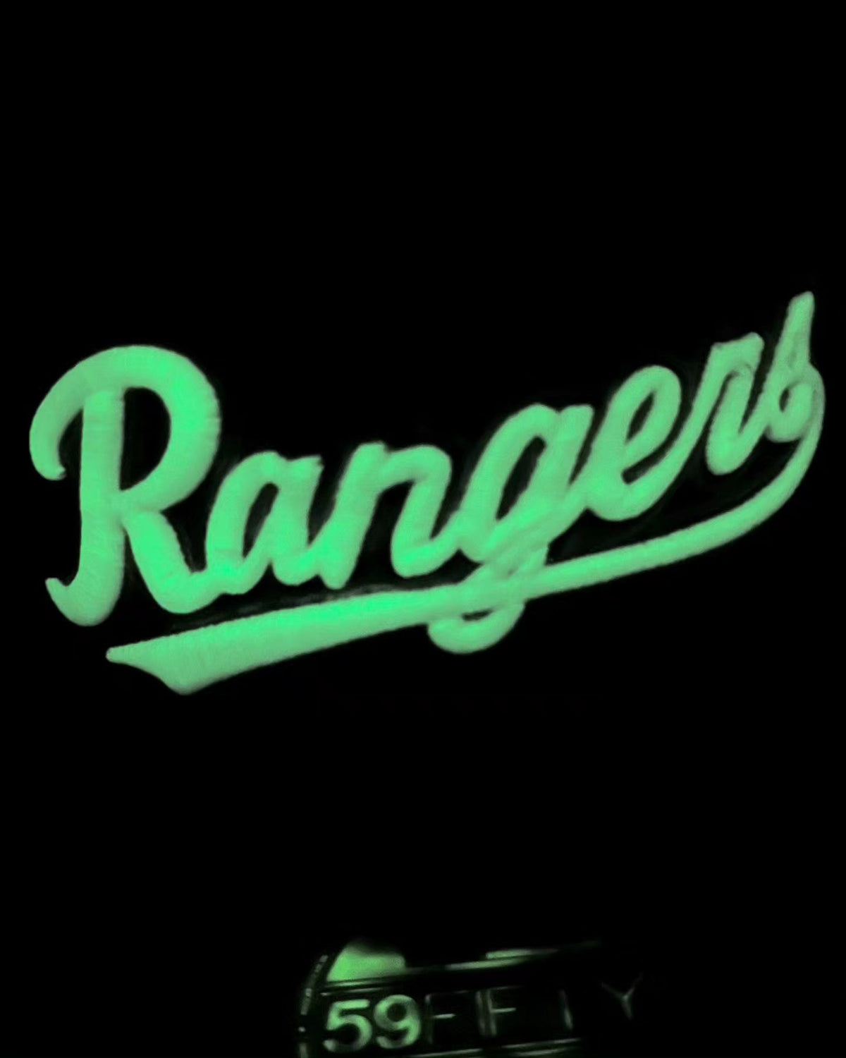 Red Glow In The Dark Texas Rangers Royal Blue Visor Gray Bottom 2024 All Star Game Side Patch New Era 59Fifty Fitted