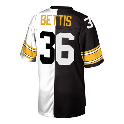 Jerome Bettis Pittsburgh Steelers Mitchell & Ness Retired Player Split Replica Jersey – Black/White