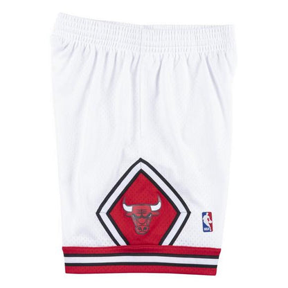 Mitchell & Ness White Chicago Bulls 1997-98 Swingman Shorts