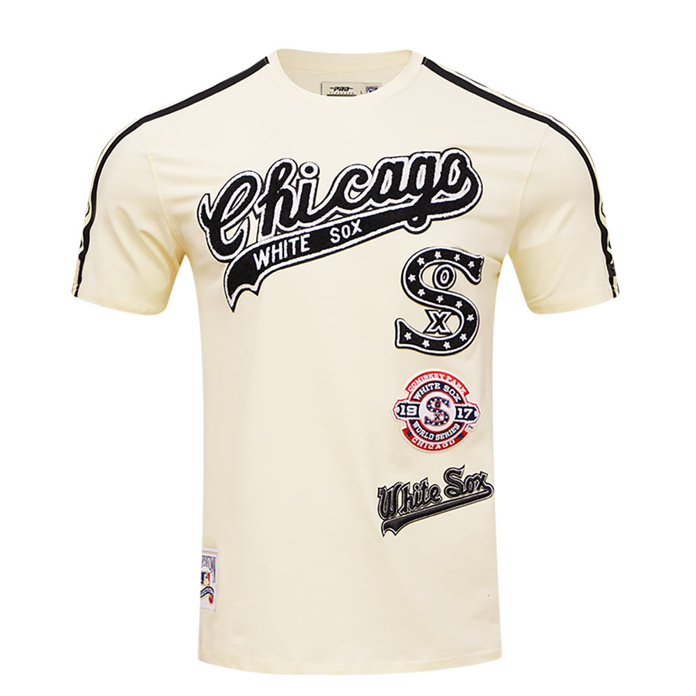 Off White Chicago White Sox Retro Classic SJ Striped T-Shirt