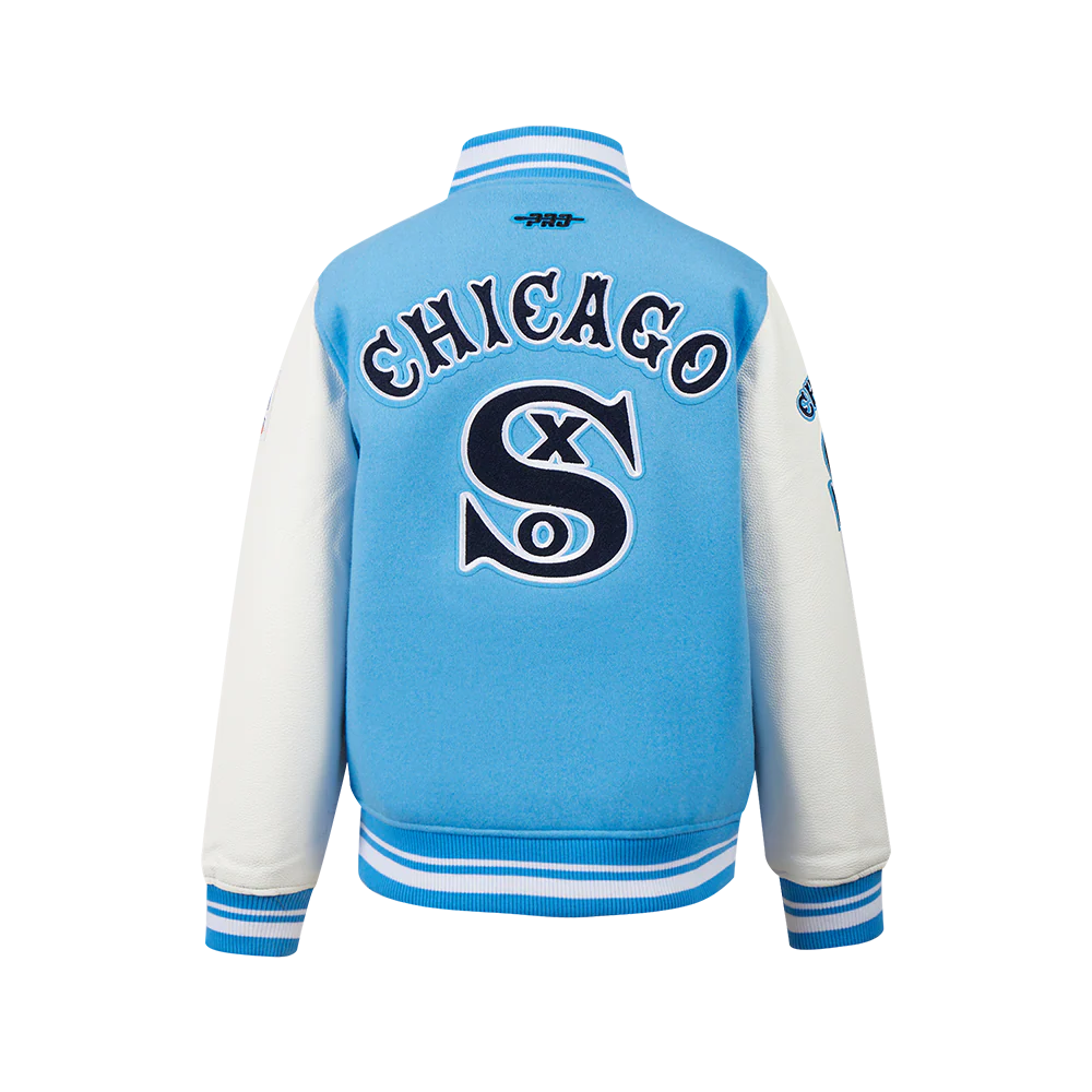 Sky Blue Chicago White Sox Pro Standard Big Kids Varsity Jacket