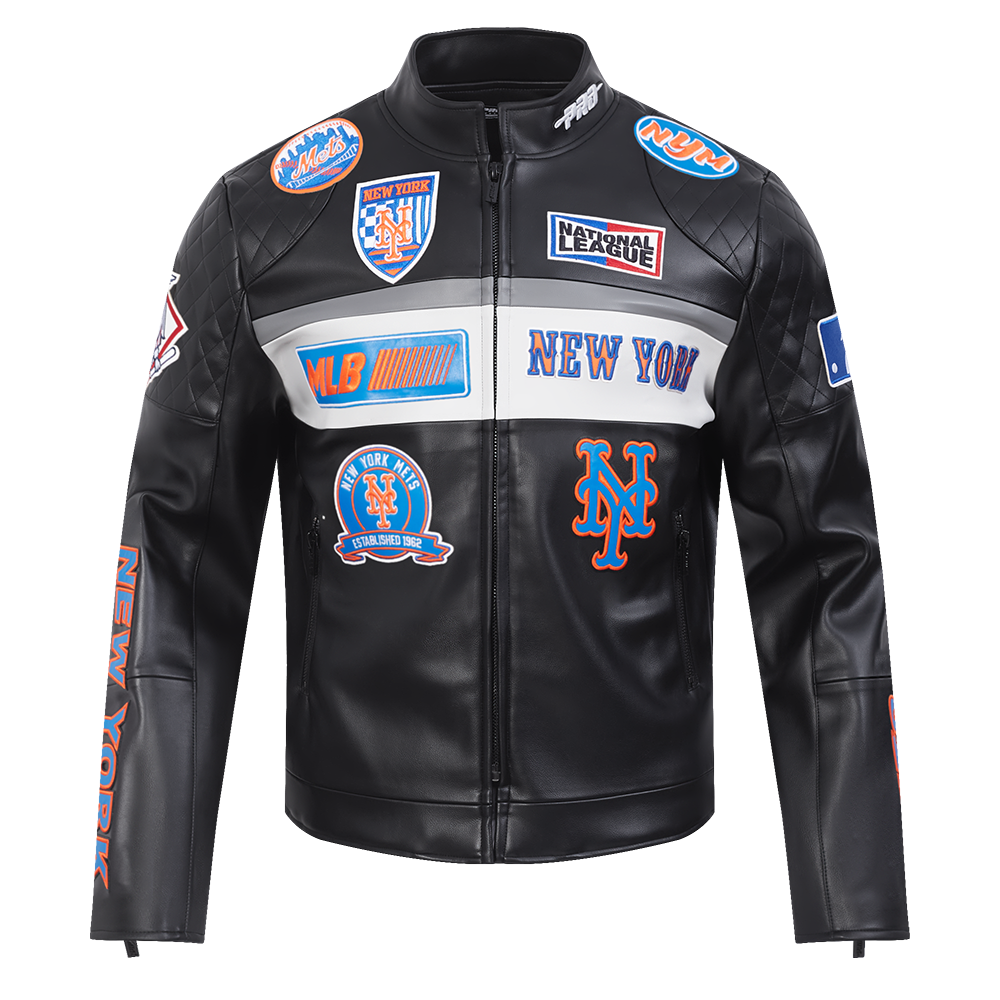 Black New York Mets Pro Standard Moto Jacket