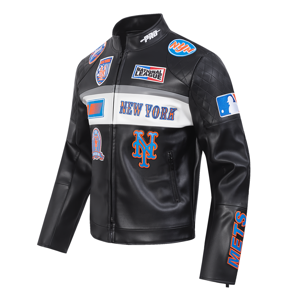 Black New York Mets Pro Standard Moto Jacket
