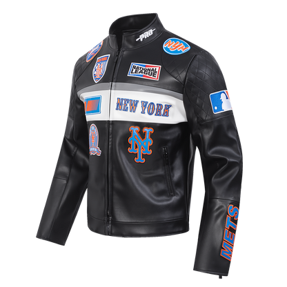 Black New York Mets Pro Standard Moto Jacket