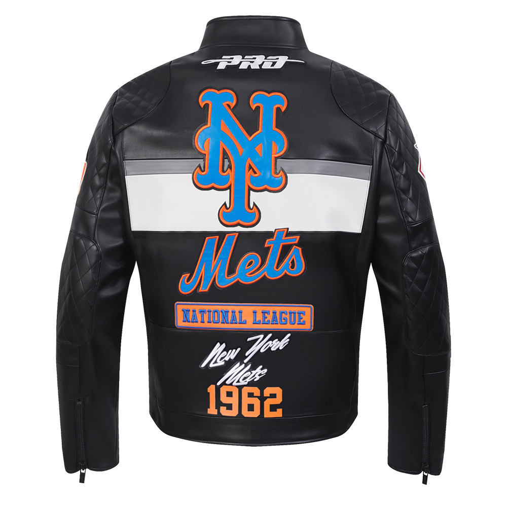 Black New York Mets Pro Standard Moto Jacket