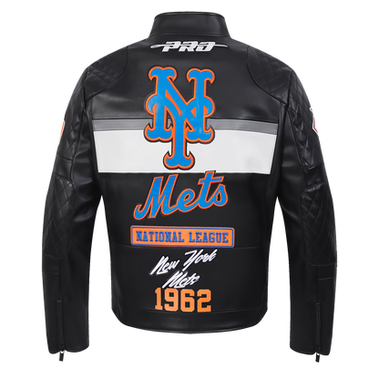 Black New York Mets Pro Standard Moto Jacket