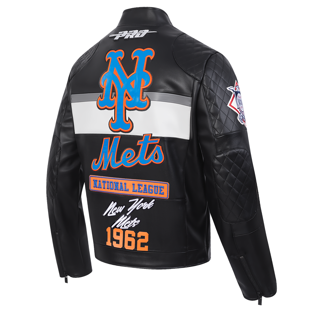 Black New York Mets Pro Standard Moto Jacket