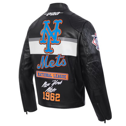 Black New York Mets Pro Standard Moto Jacket