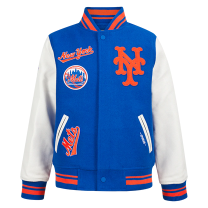 Royal Blue New York Mets Pro Standard Kids Varsity Jacket