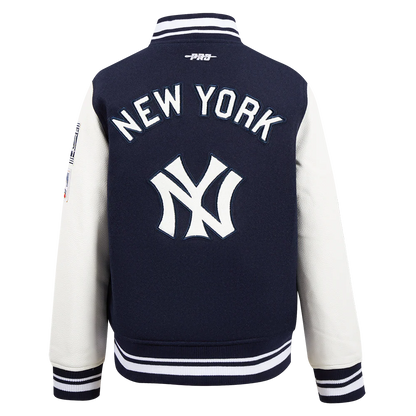 Navy Blue New York Yankees Pro Standard Big Kids Varsity Jacket