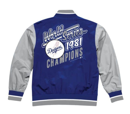 Los Angeles Dodgers Mitchell & Ness Men's MLB Team History Warm up Jacket