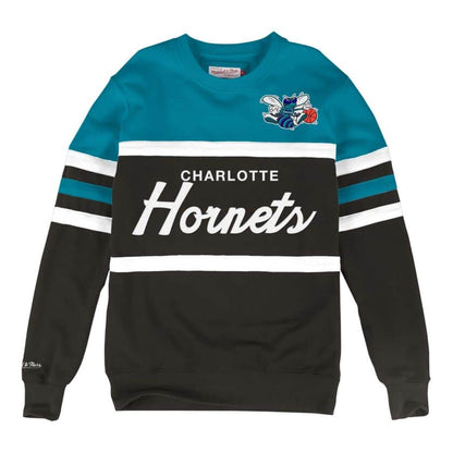 MITCHELL & NESS CHARLOTTE HORNETS HEAD COACH CREW SWEATSHIRT