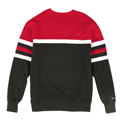 MITCHELL & NESS CHICAGO BULLS HEAD COACH CREW SWEATSHIRT