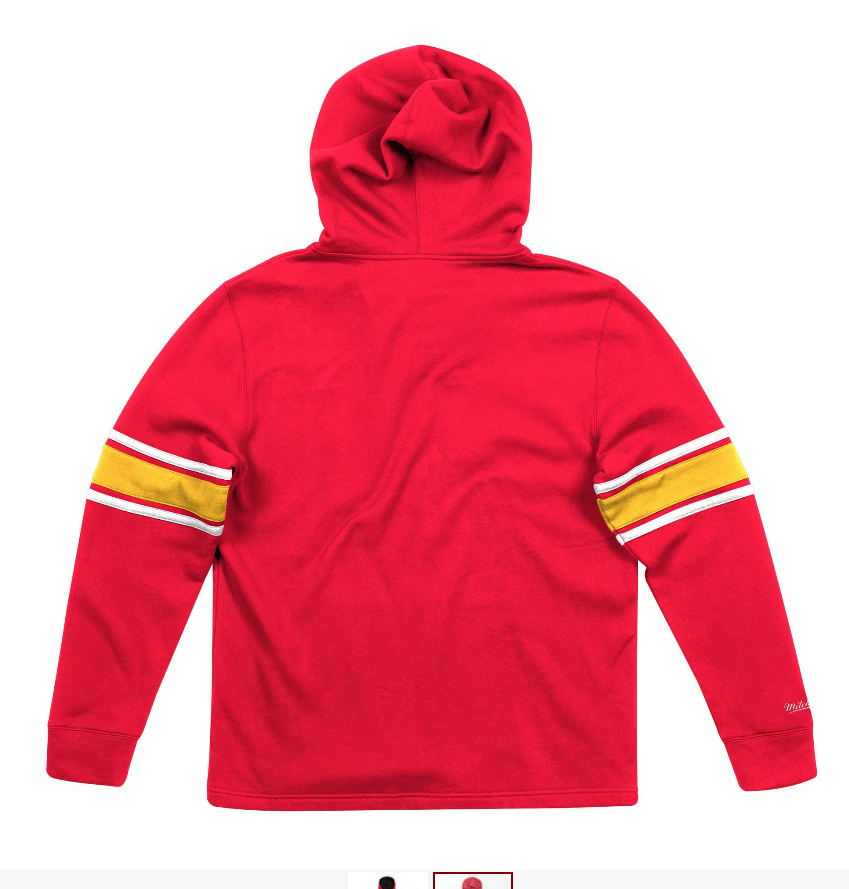 MITCHELL & NESS HOUSTON ROCKETS FLEECE HOCKEY HOODIE