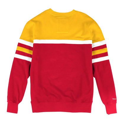 MITCHELL & NESS HOUSTON ROCKETS HEAD COACH CREW SWEATSHIRT