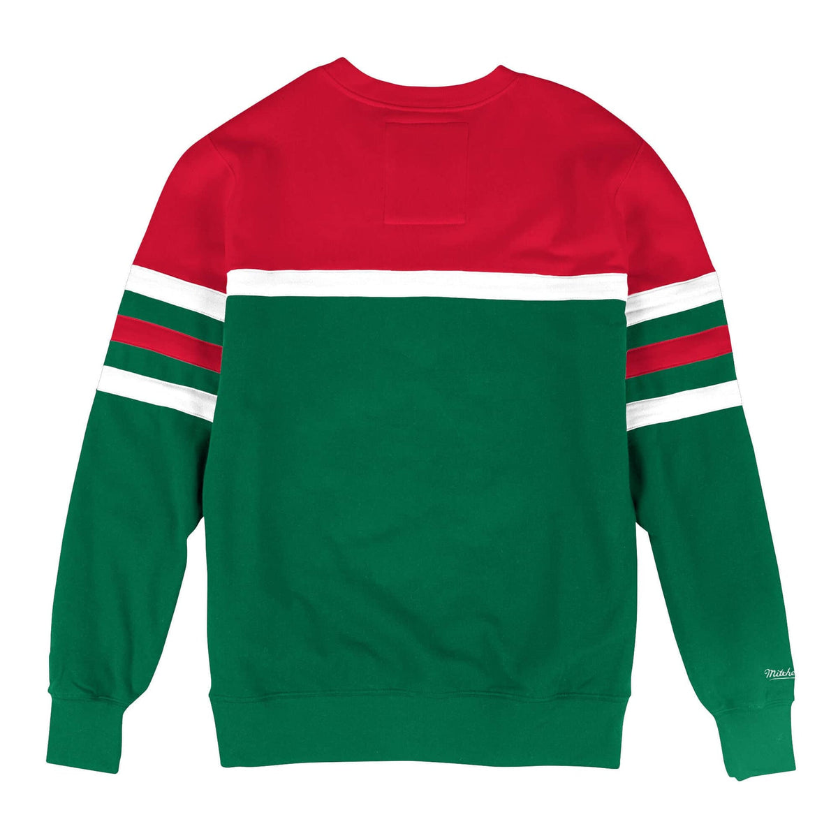 MITCHELL & NESS MILWAUKEE BUCKS HEAD COACH CREW SWEATSHIRT