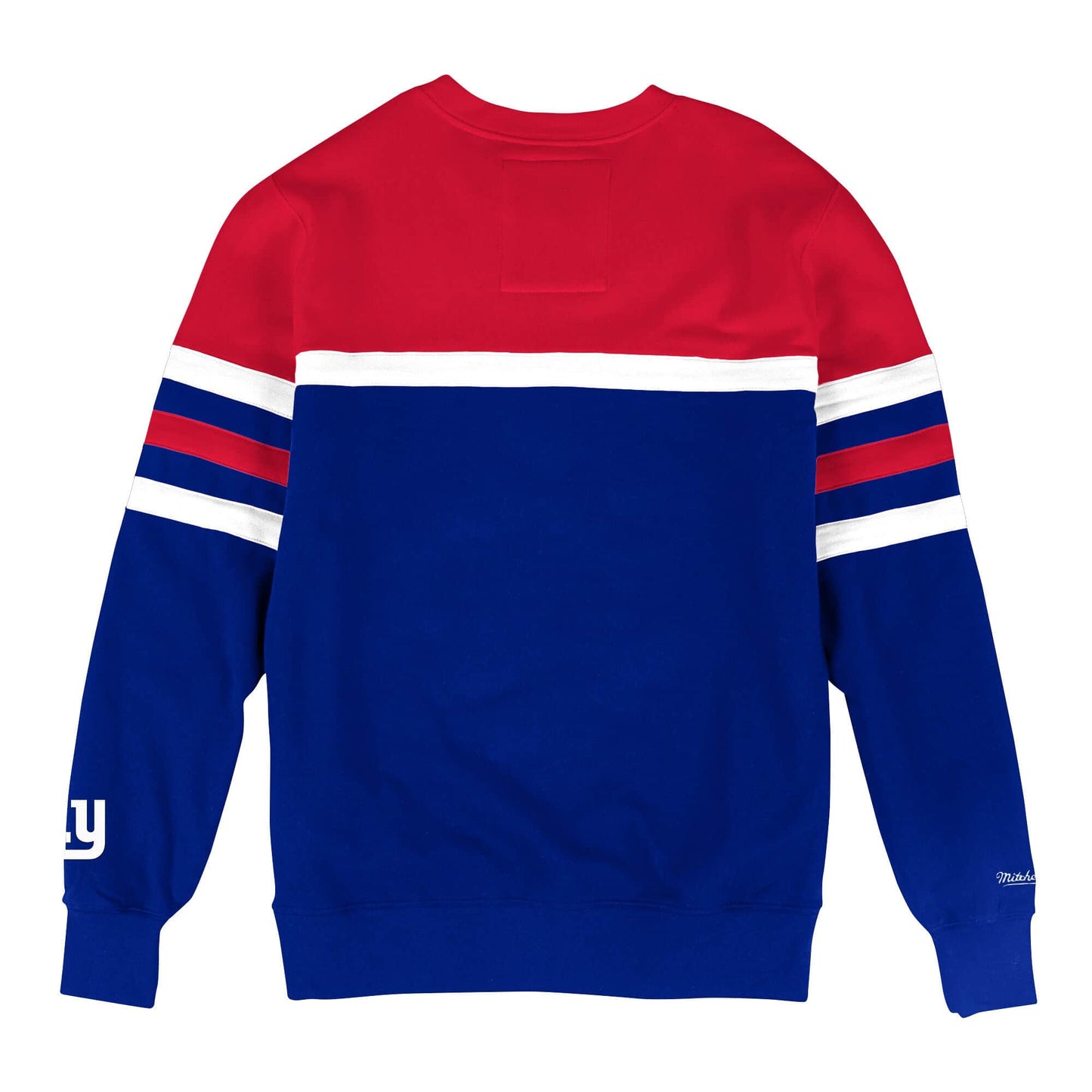 MITCHELL & NESS NEW YORK GIANTS HEAD COACH CREW SWEATSHIRT