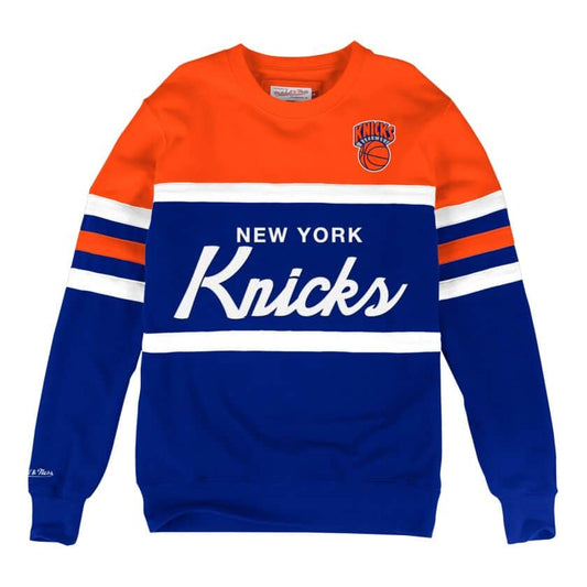 MITCHELL & NESS NEW YORK KNICKS HEAD COACH CREW SWEATSHIRT