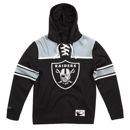 MITCHELL & NESS OAKLAND RAIDERS FLEECE HOCKEY HOODIE