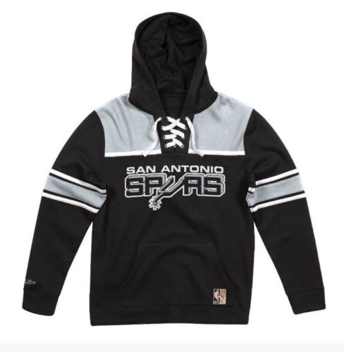 MITCHELL & NESS SAN ANTONIO SPURS FLEECE HOCKEY HOODIE