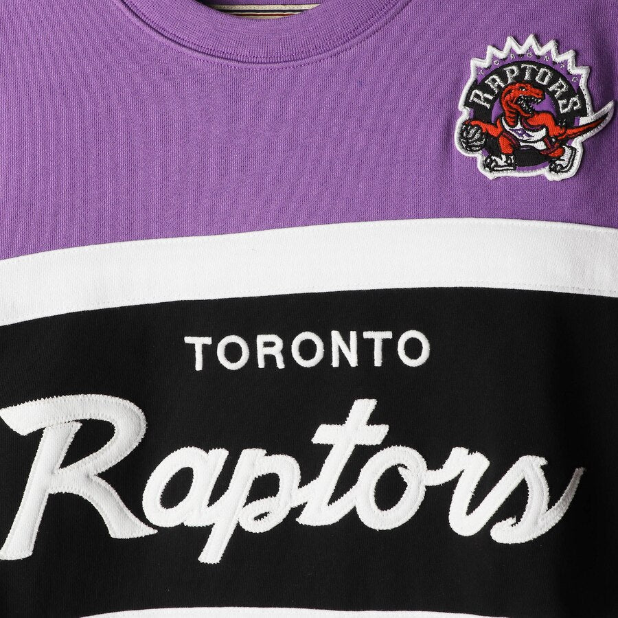 MITCHELL & NESS TORONTO RAPTORS HEAD COACH CREW SWEATSHIRT