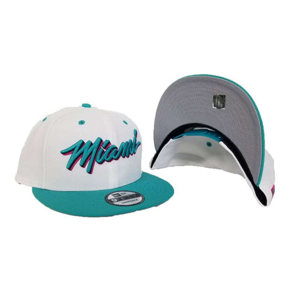 Matching New Era 9Fifty Miami Heat snapback for Nike Air Max 97 South Beach