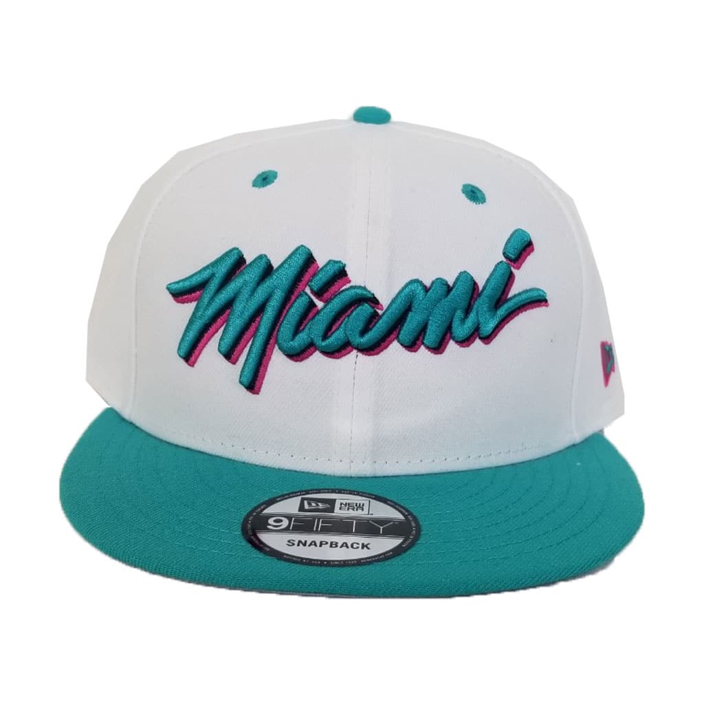 Matching New Era 9Fifty Miami Heat snapback for Nike Air Max 97 South Beach