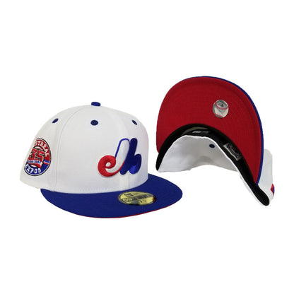 Matching New Era Montreal Expos Fitted hats for Nike Foamposite USA