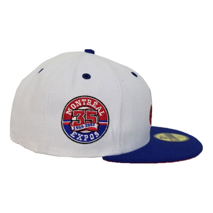 Matching New Era Montreal Expos Fitted hats for Nike Foamposite USA