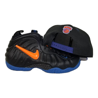 Matching New Era New York Knicks Snapback Hat For Nike Foamposite Knicks